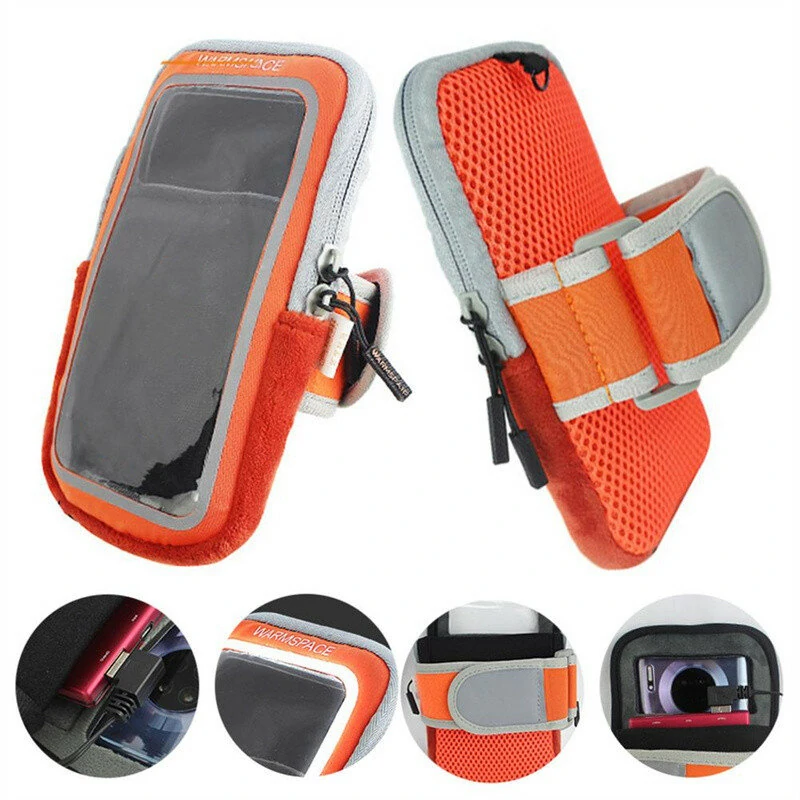 (image for) WARMSPACE Electric Heated Mobile Phone Warm Case with Lanyard, USB Electric Heating Phone Warm Bag Cover, Prevent Automatic Shutdown, Suitable for Most 5-7 Inch Screen Phones